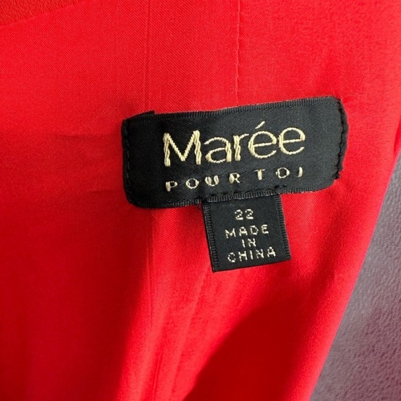 NWT Maree Pour Toi Crepe Shift Dress 18 - Picture 4 of 5